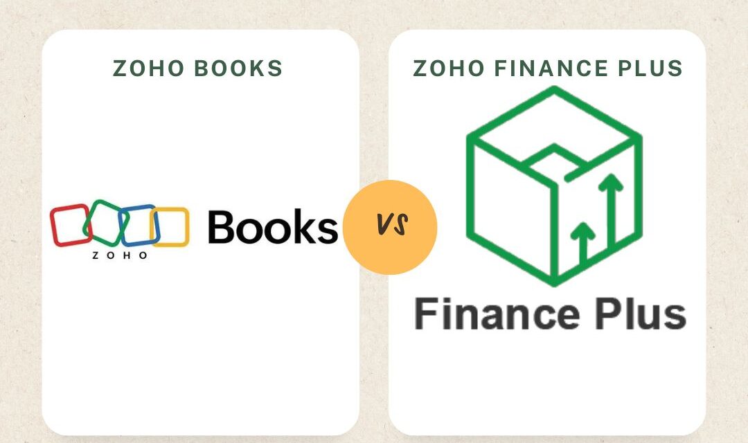 Zoho Books vs. Zoho Finance Plus
