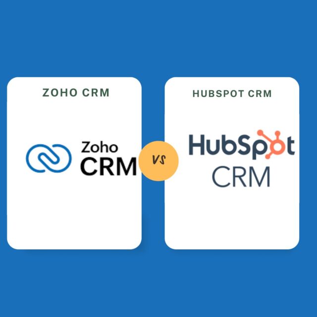  Hubspot CRM Vs Zoho CRM