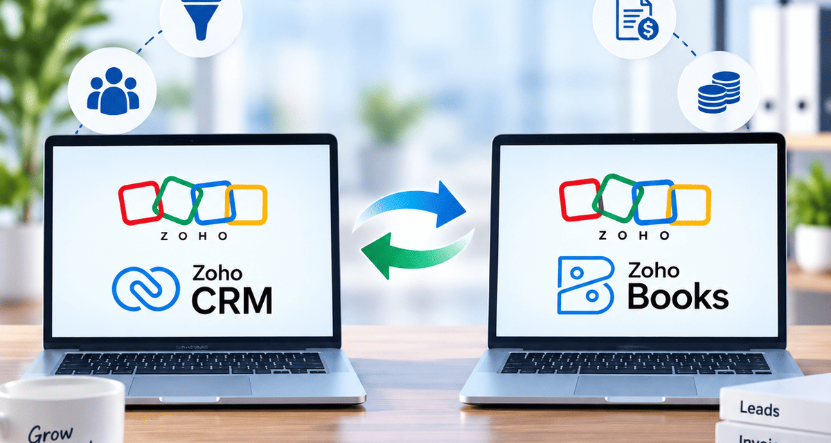 Zoho CRM to Zoho Books Integration: Setup, Sync & Benefits